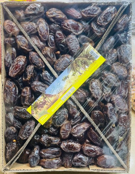 كرتونه تمر خمسه كيلو ( عرض ) حبه كبيره