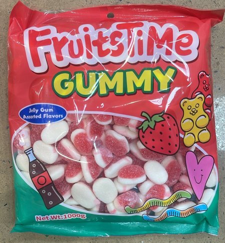 كاندي قبه ابيض واحمر