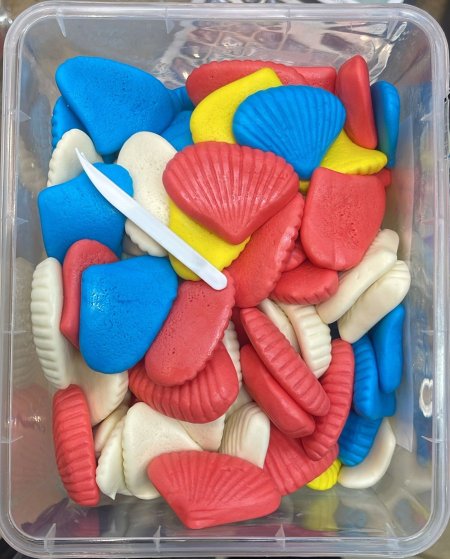 علبة كاندي صدف  (كيلو)