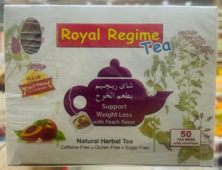 شاي رويال للروجيم بالخوخ