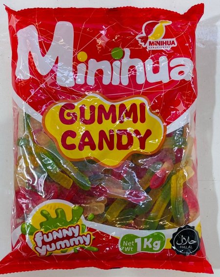 Gummi candy حيه ملونه (كيلو)